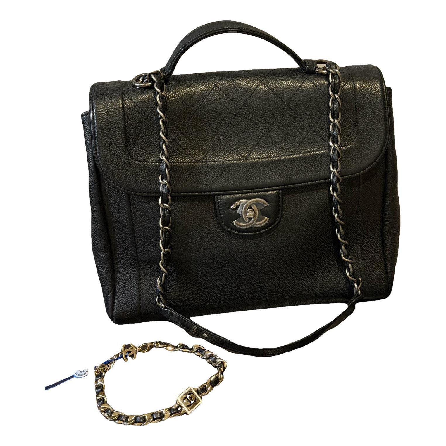 Leather handbag