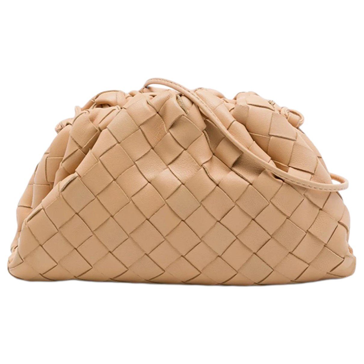 Pouch leather crossbody bag