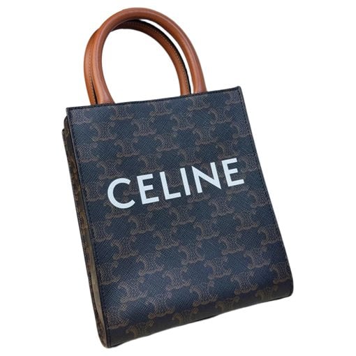 Triomphe leather mini bag