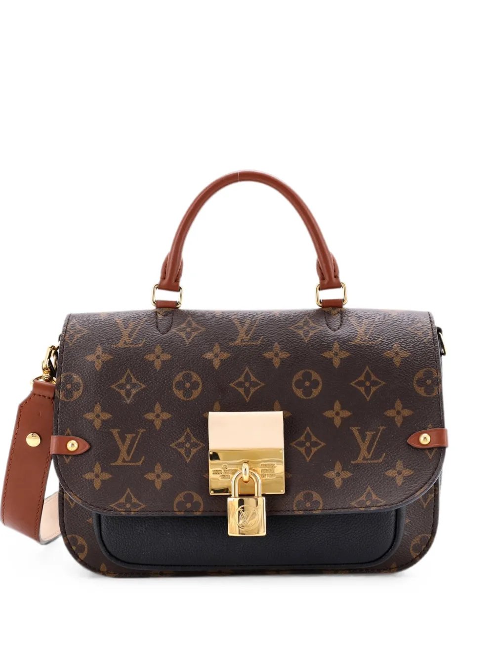 Vaugirard Handbag Monogram Canvas with Leather satchel