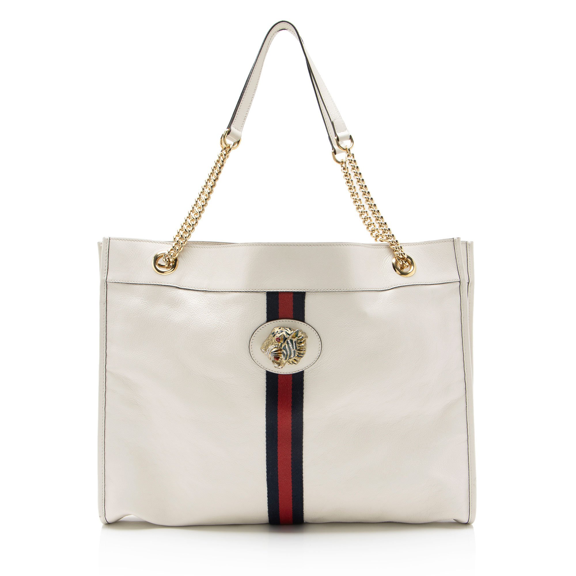 Leather tote