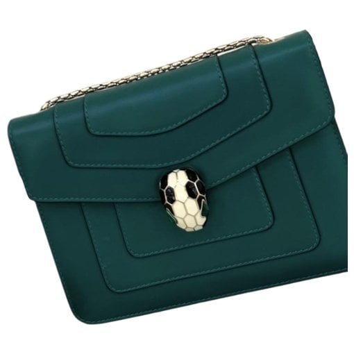 Serpenti leather handbag