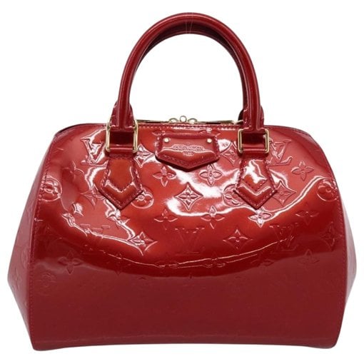 Patent leather handbag