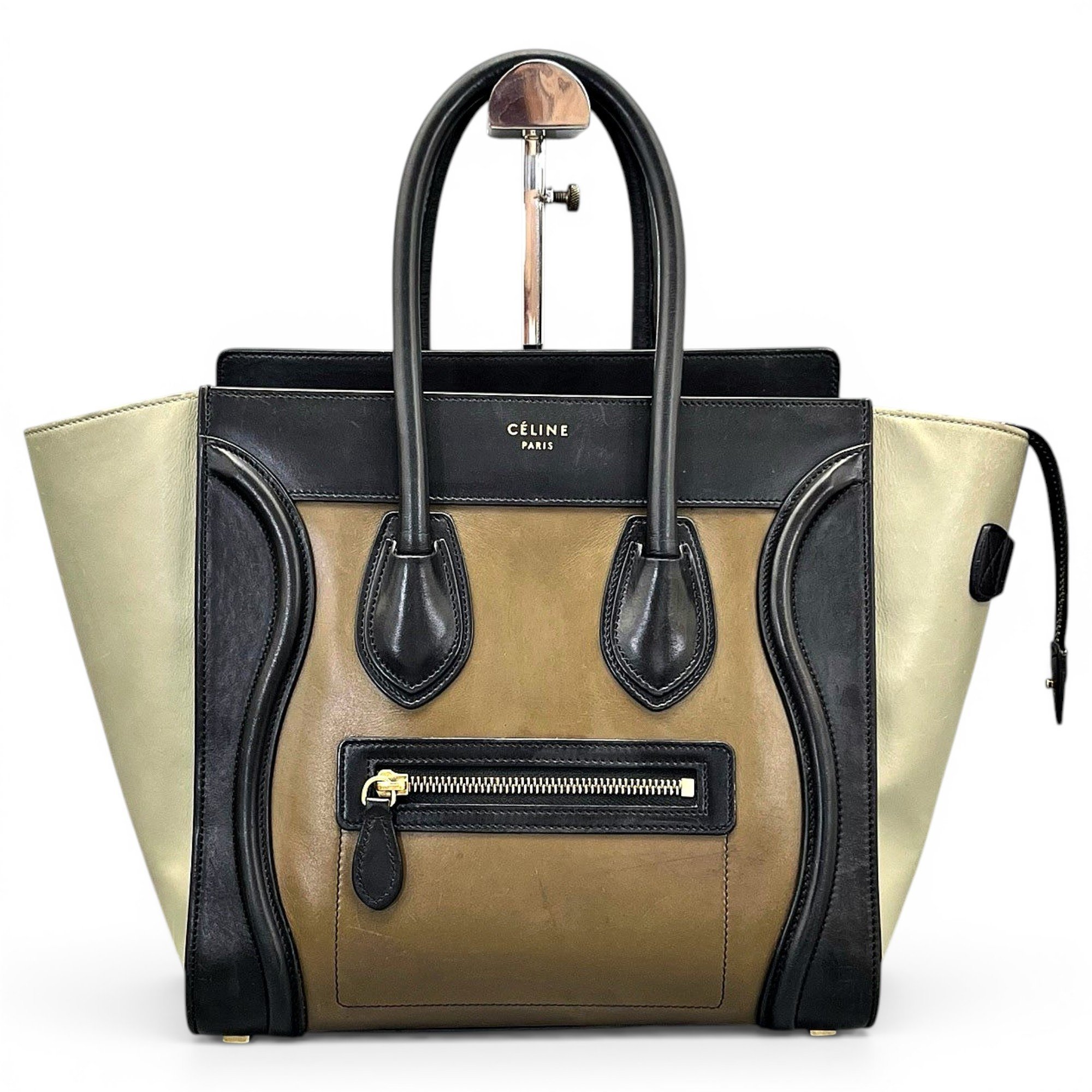 Luggage leather handbag