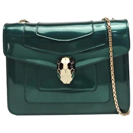 Patent leather handbag