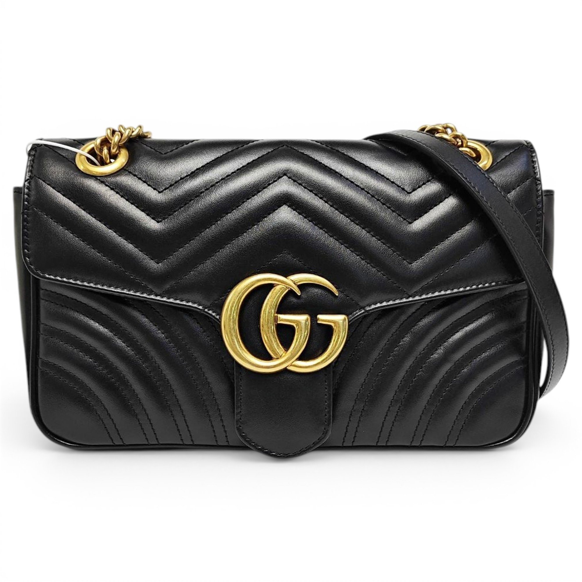 GG Marmont Flap leather handbag