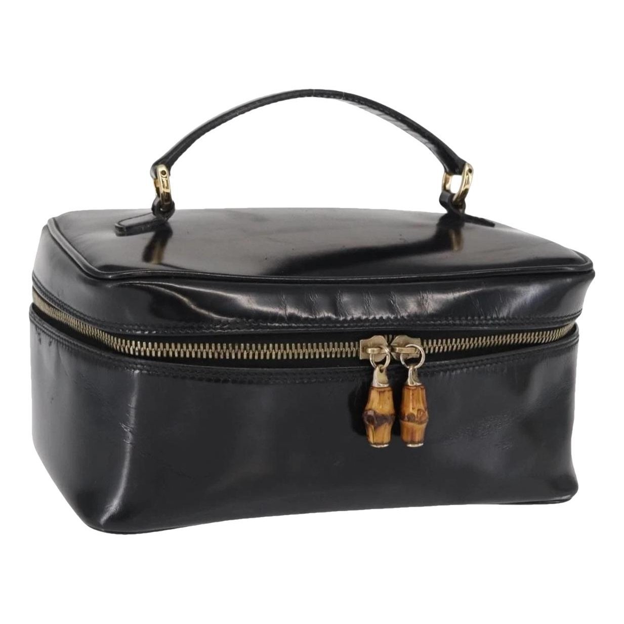 Patent leather handbag