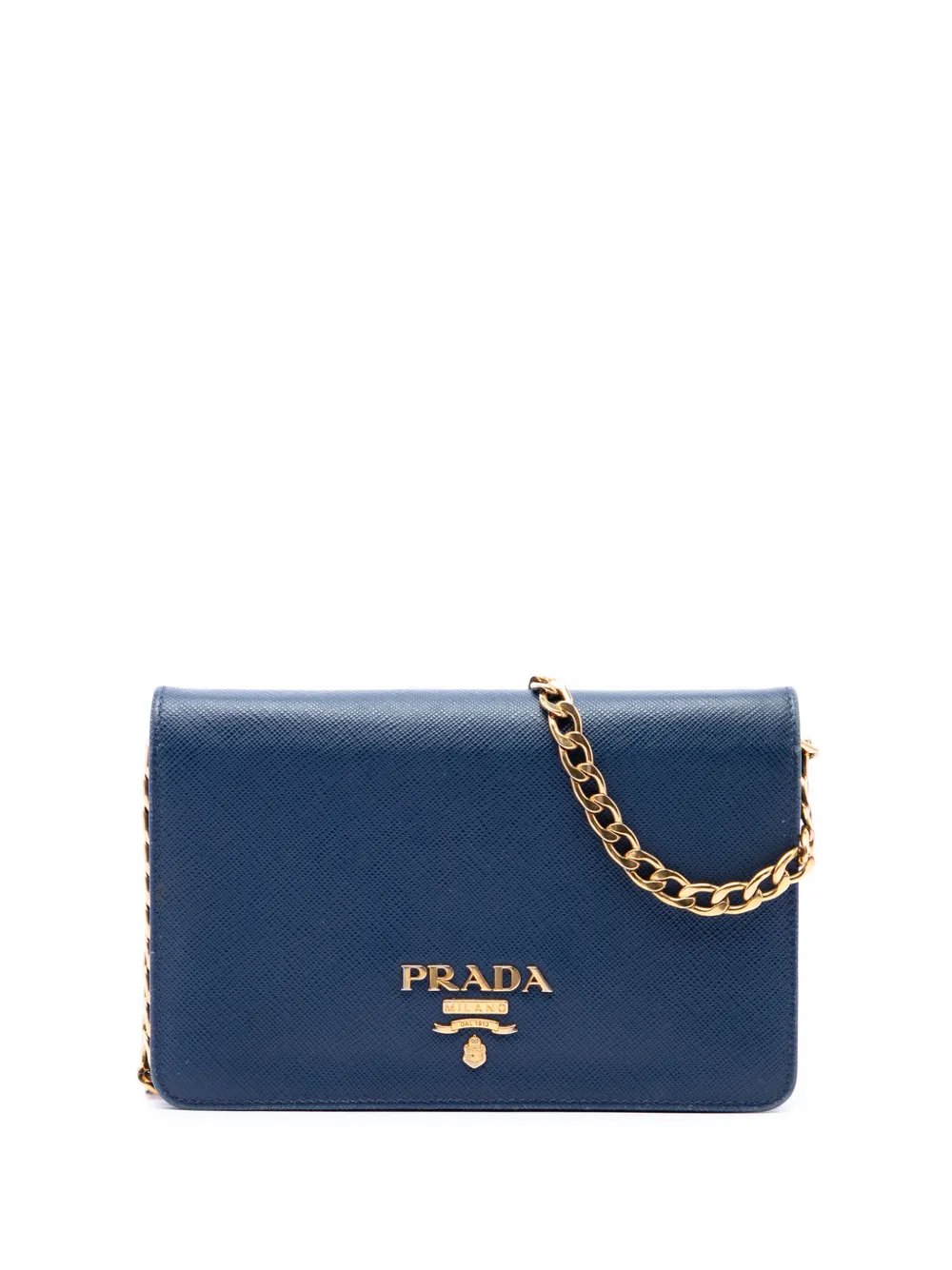 2013-2026 Saffiano Lux Wallet on Chain crossbody bag