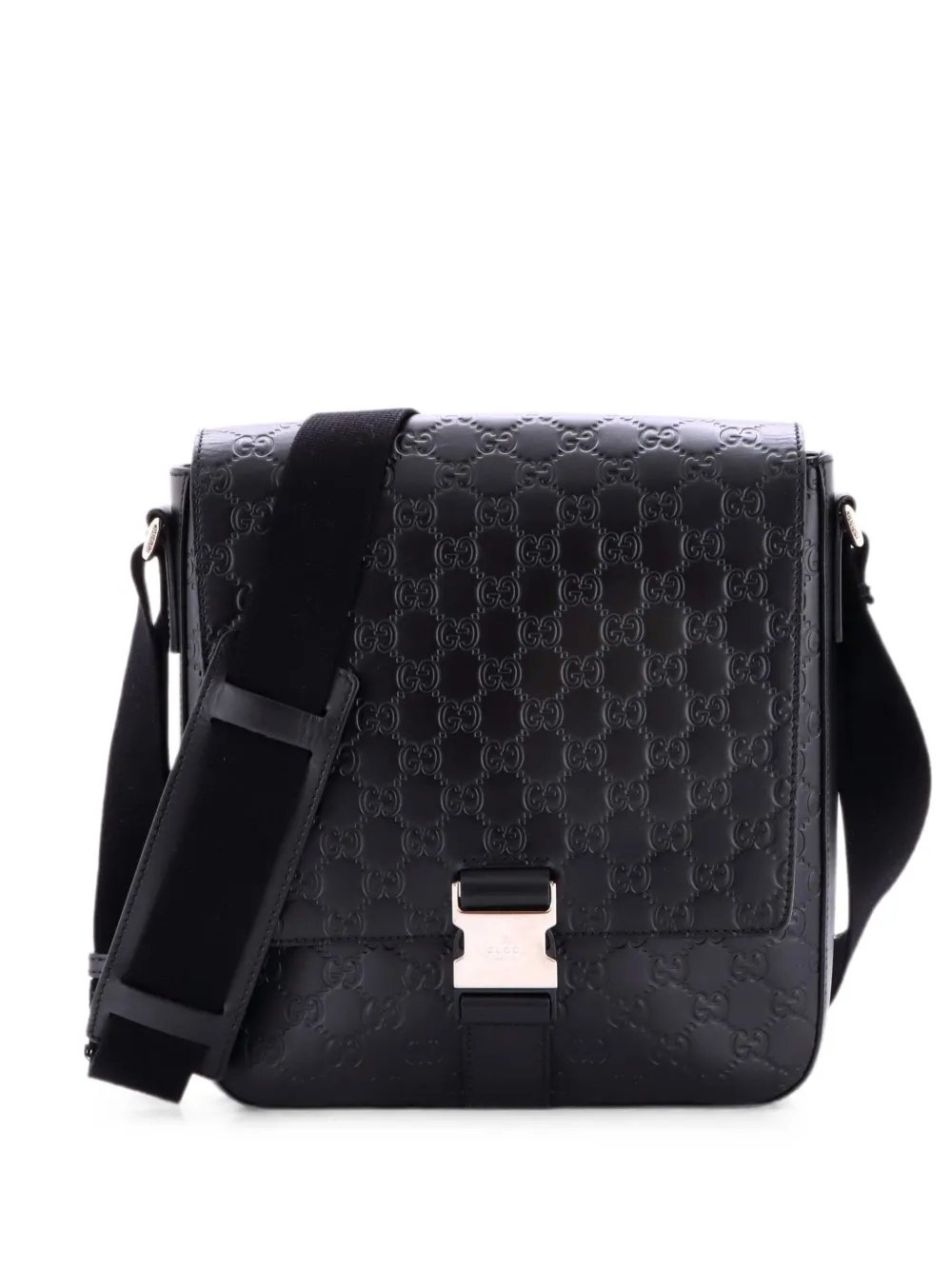 Buckle Flap Messenger Bag Guccissima Leather Small crossbody bag