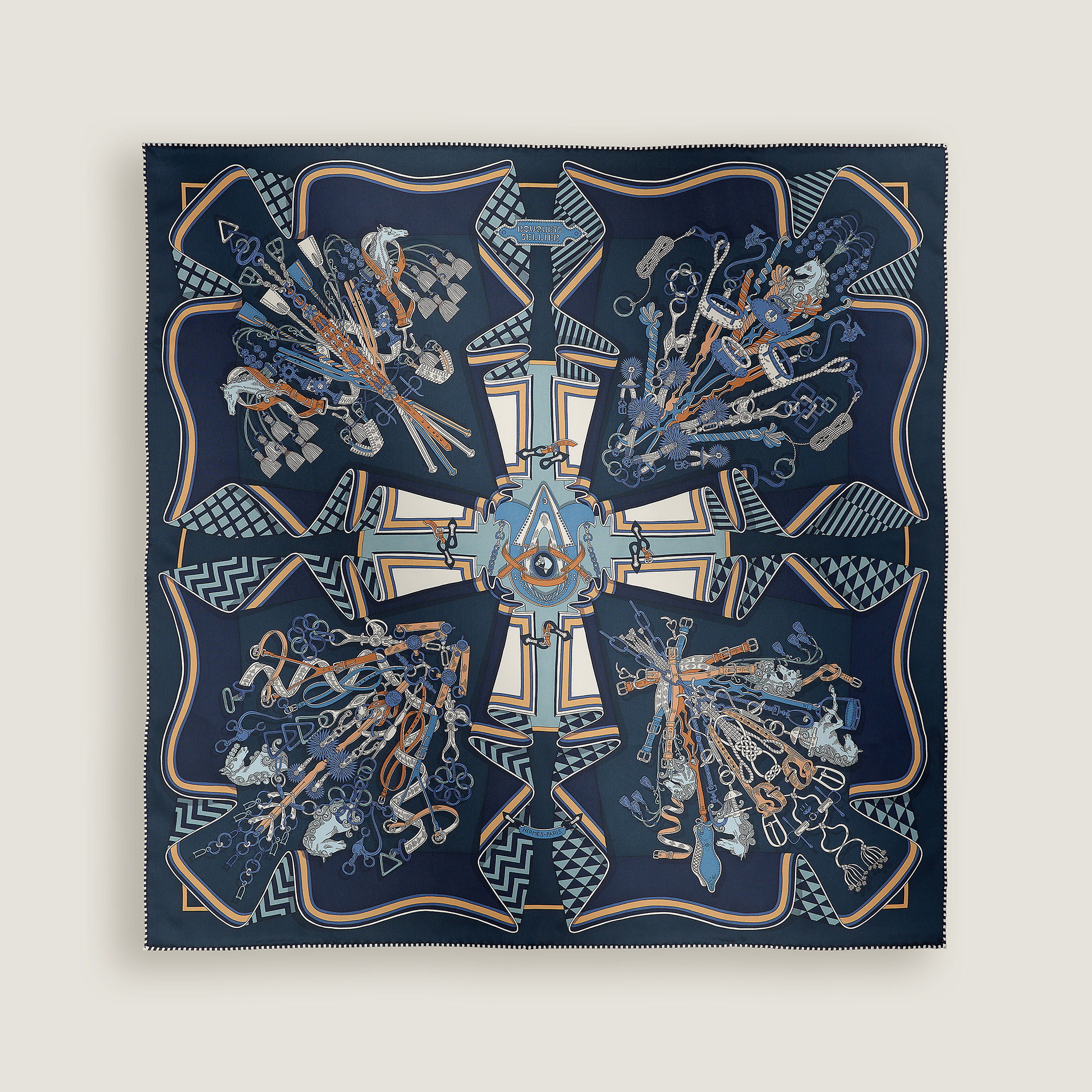 Bouquets Sellier scarf 70