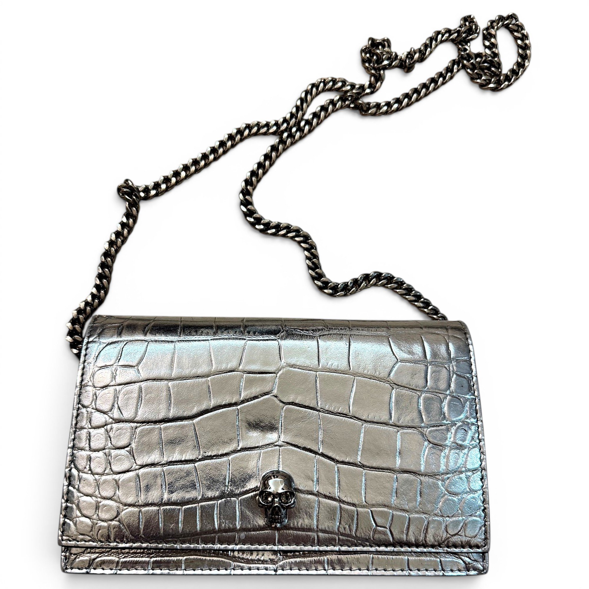 Leather crossbody bag