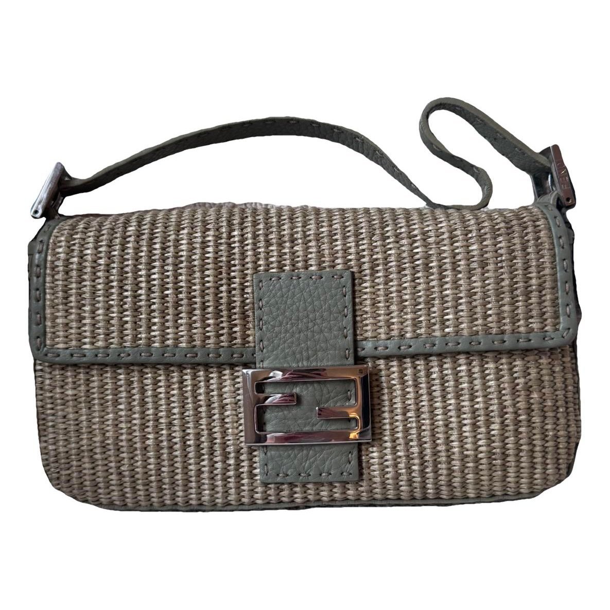 Baguette leather handbag