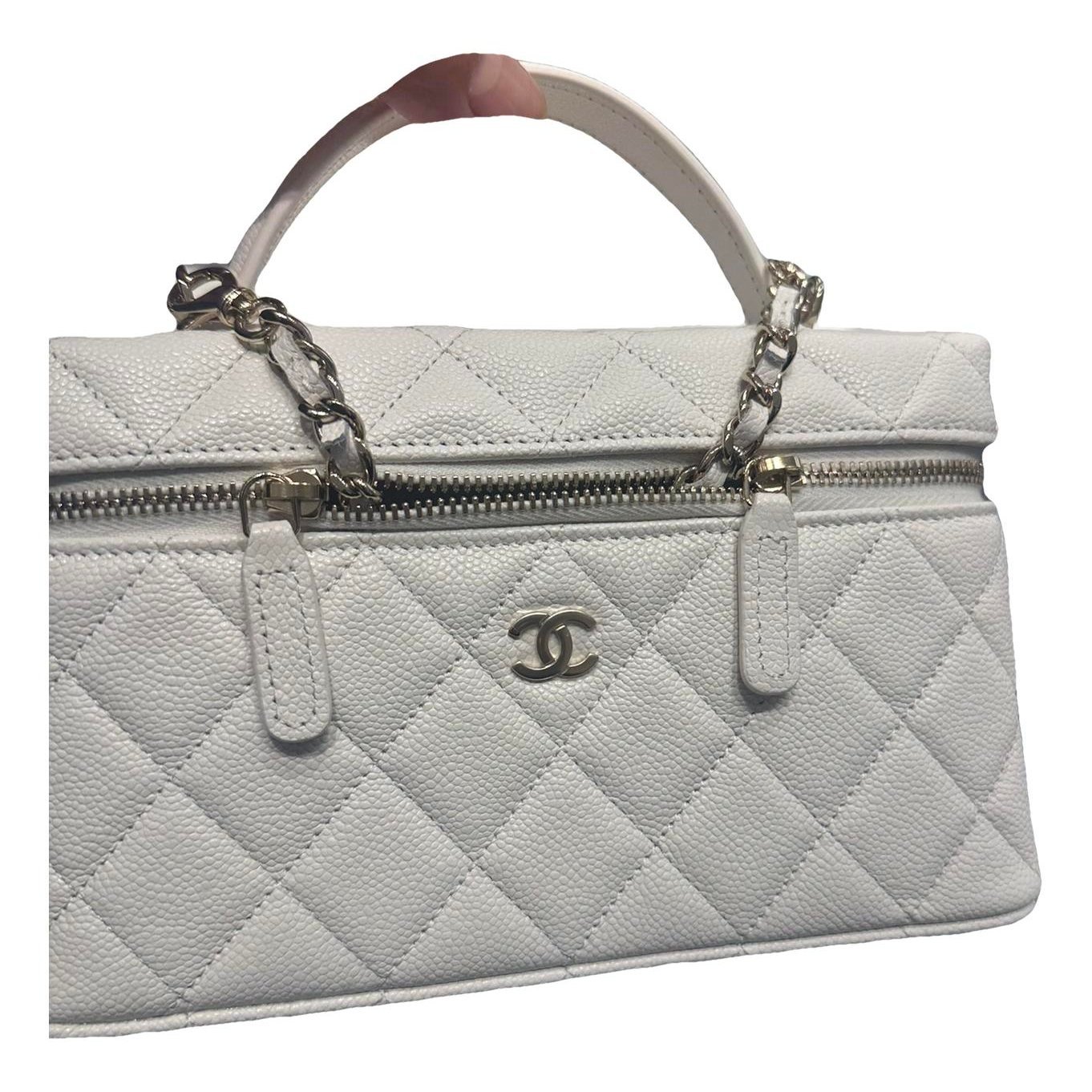 Trendy CC Vanity leather handbag