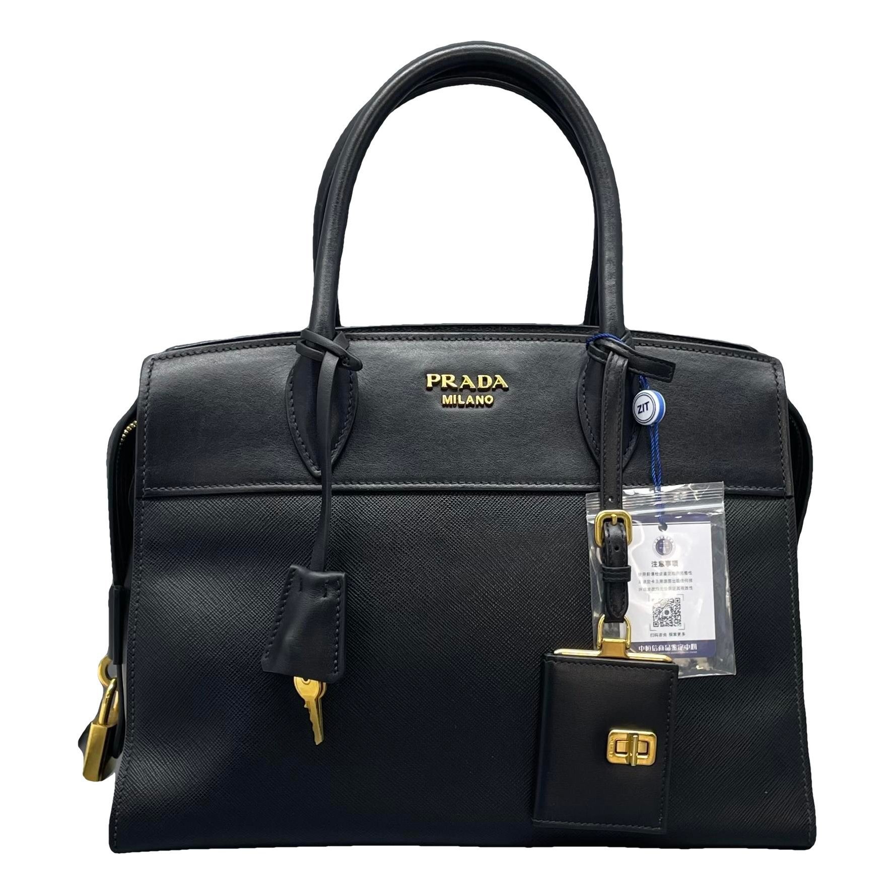 Leather handbag