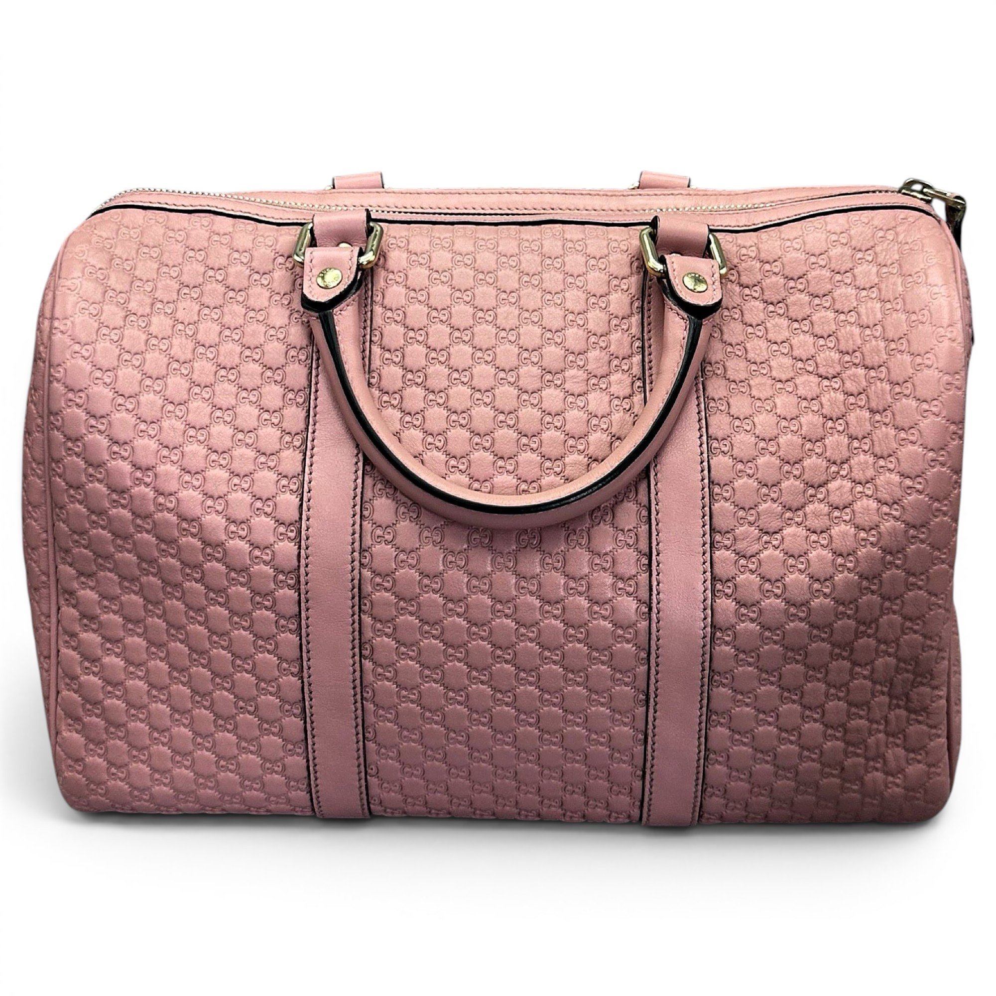 Boston leather bowling bag