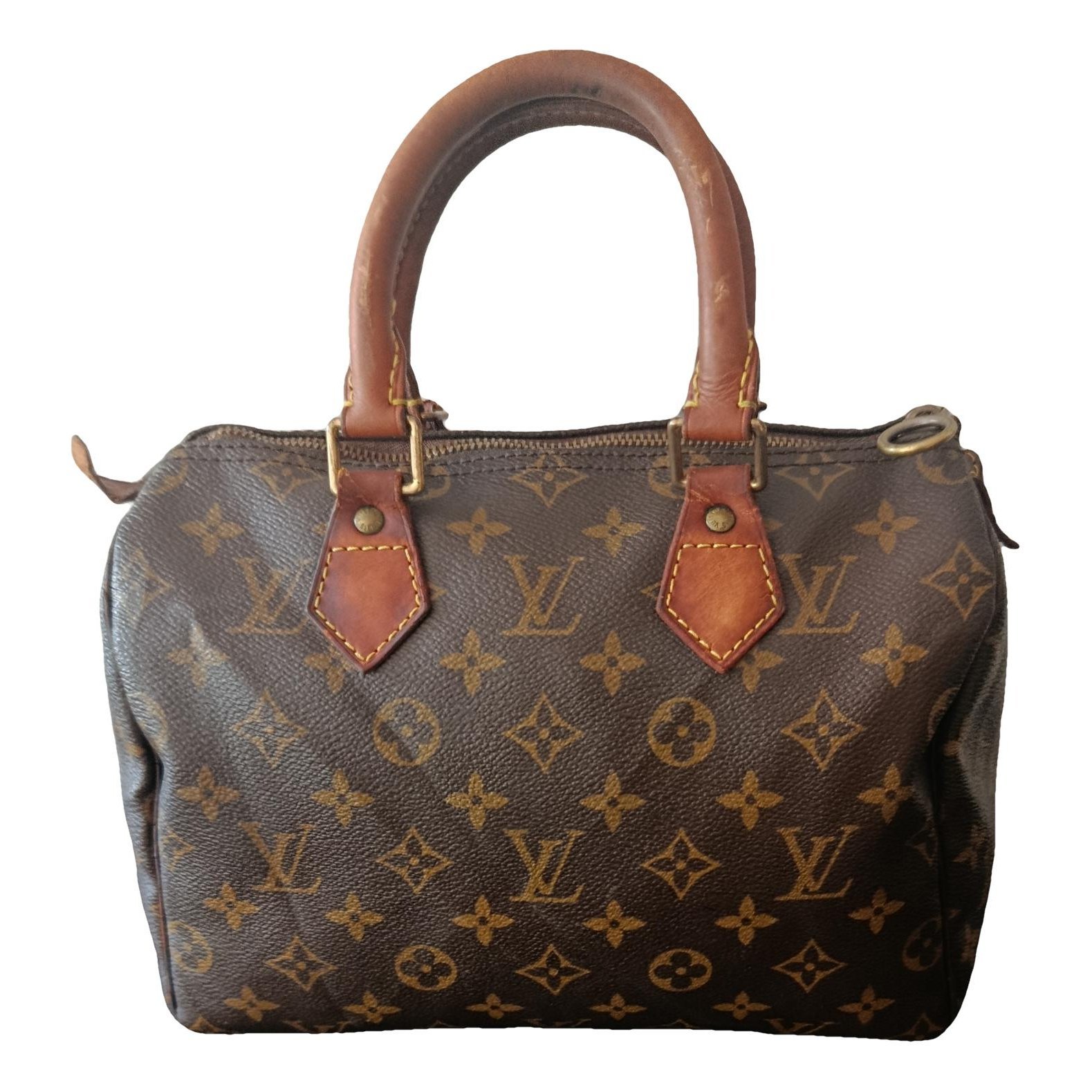 Speedy leather handbag