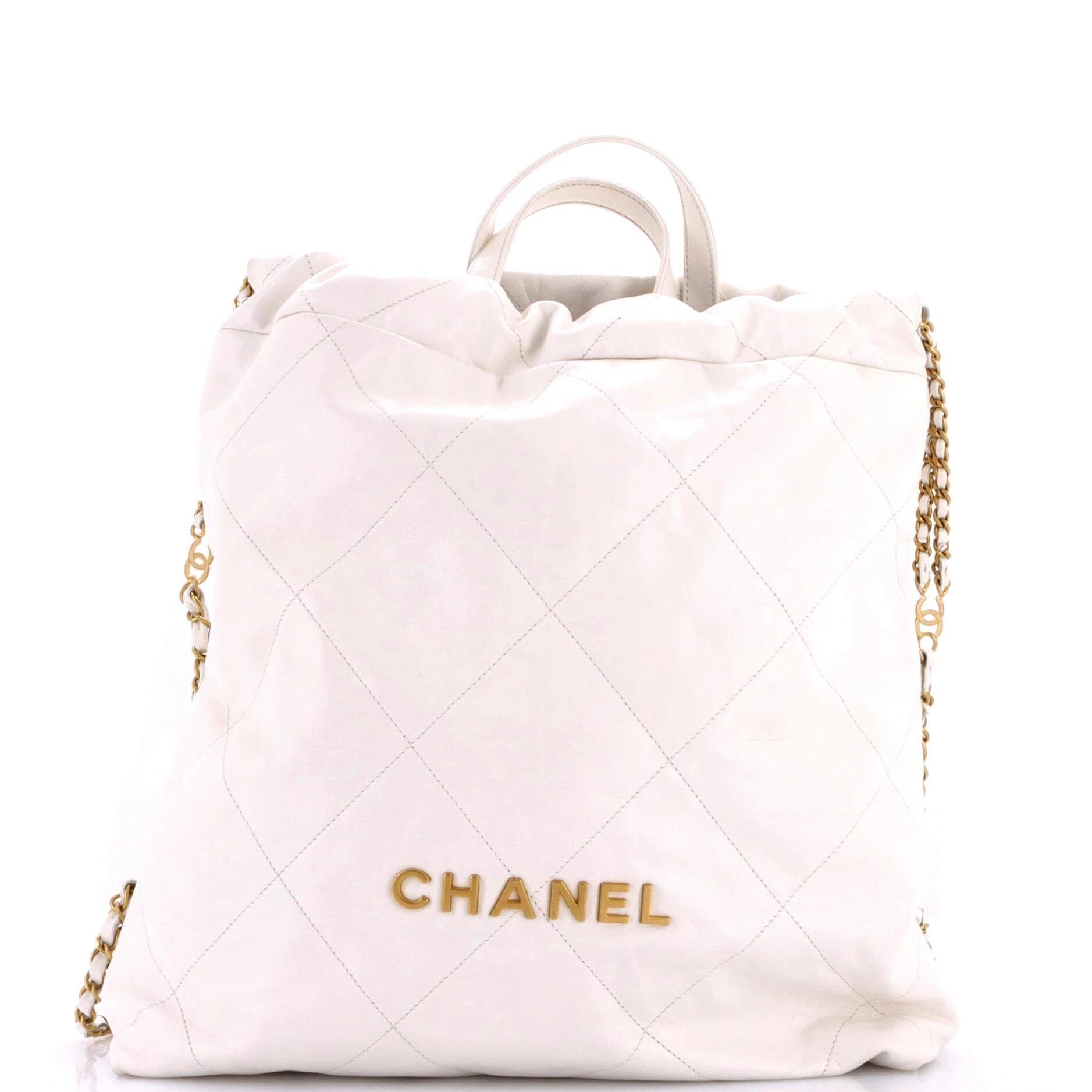 Leather backpack