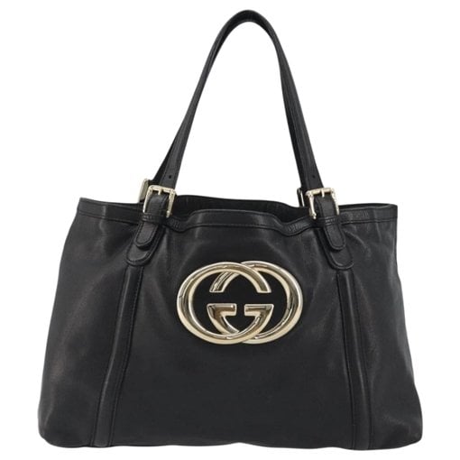 Leather tote
