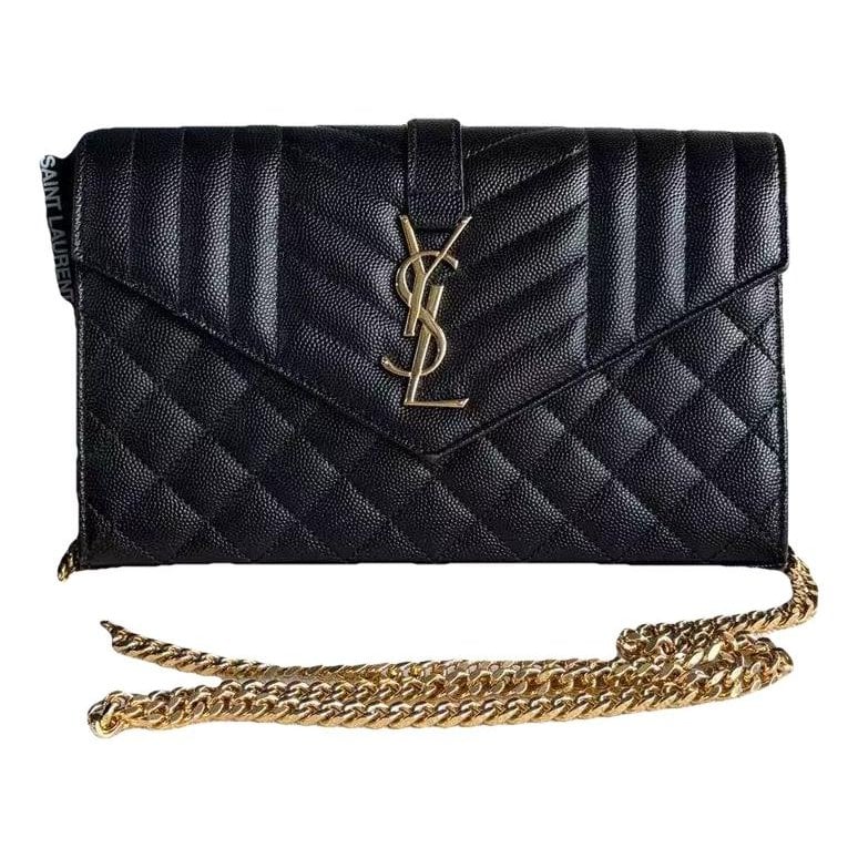Envelope leather crossbody bag