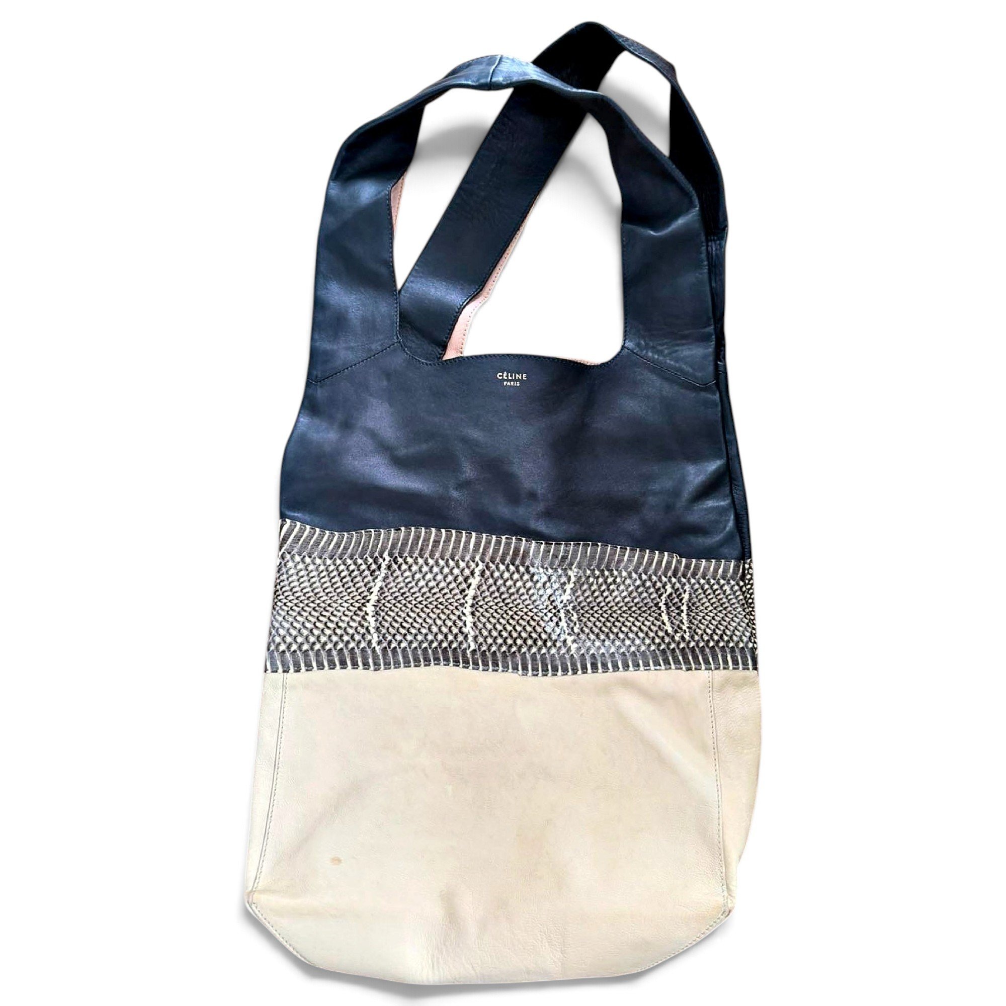 Celine Hobo leather tote