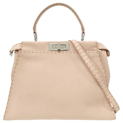 Peekaboo leather handbag