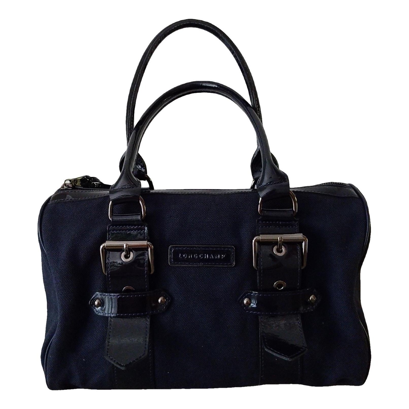 Kate Moss patent leather bowling bag