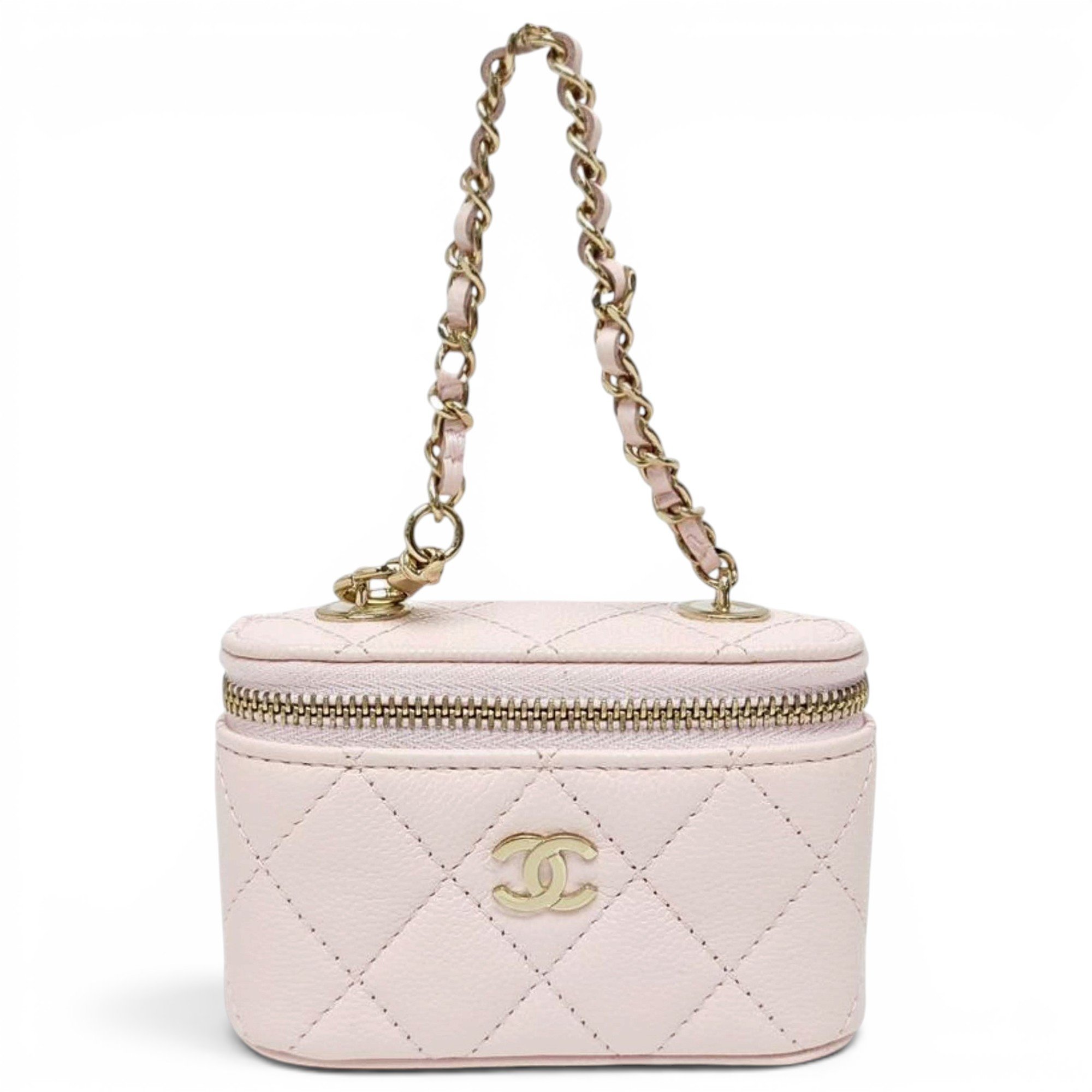 Trendy CC Vanity leather handbag