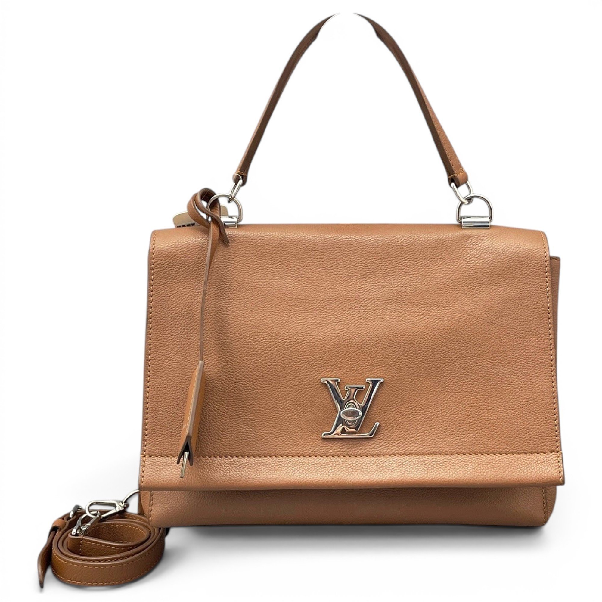 Lockme leather handbag