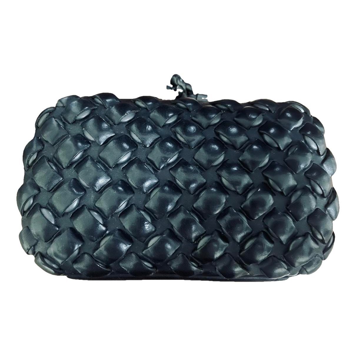 Pochette Knot leather clutch bag