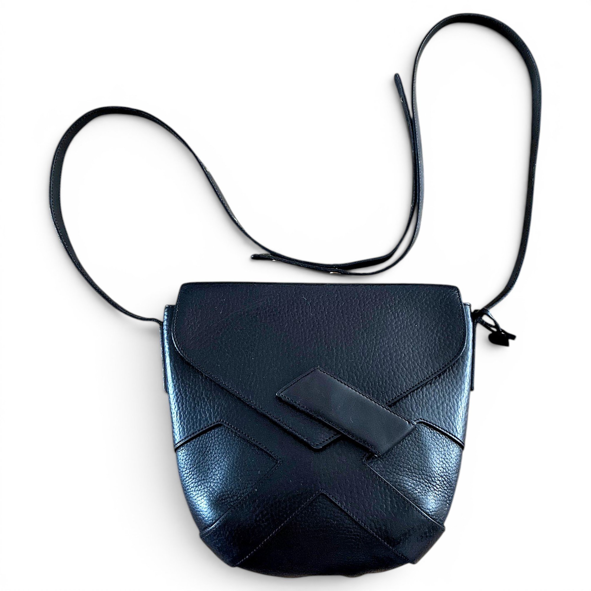 Leather crossbody bag