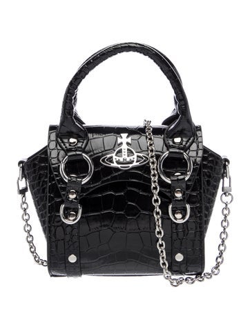 Vivienne Westwood Leather Top Handle Bag