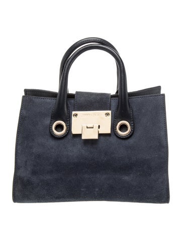 Suede Top Handle Bag