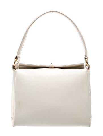 Leather Top Handle Bag Vintage