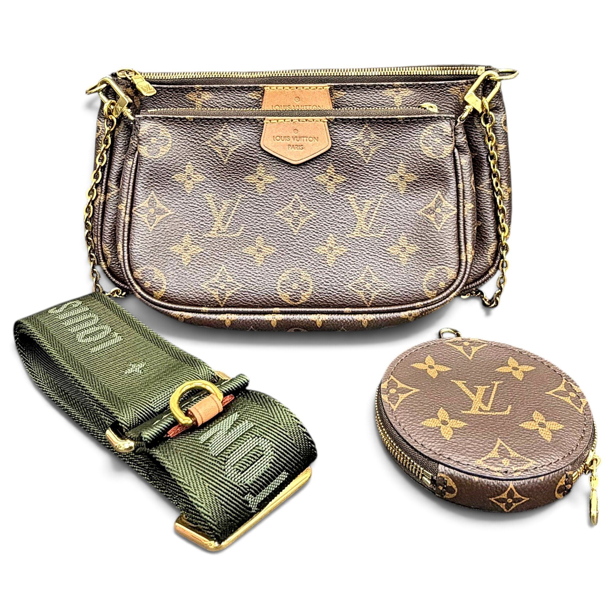 Multi Pochette Accessoires leather handbag