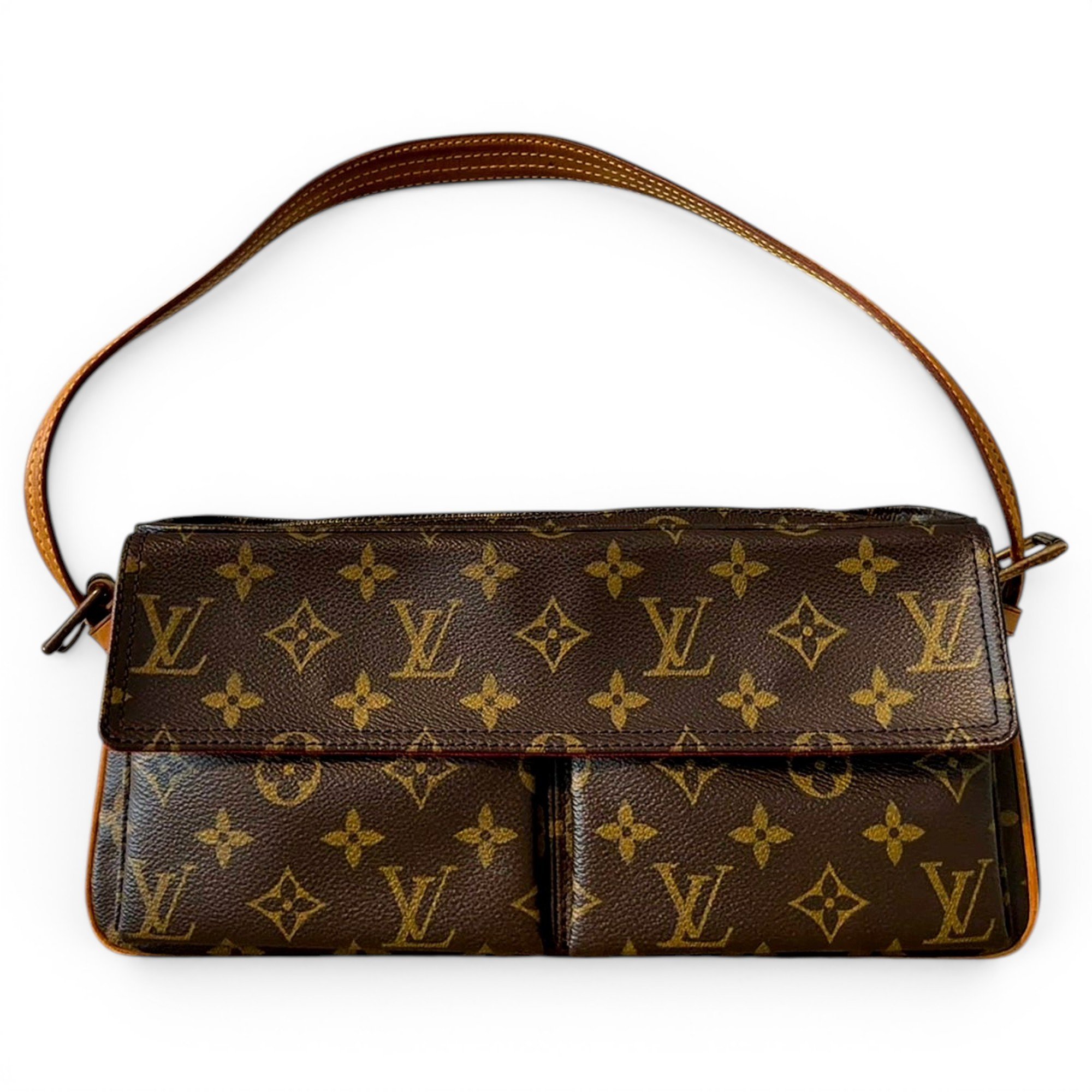 Viva Cité leather handbag