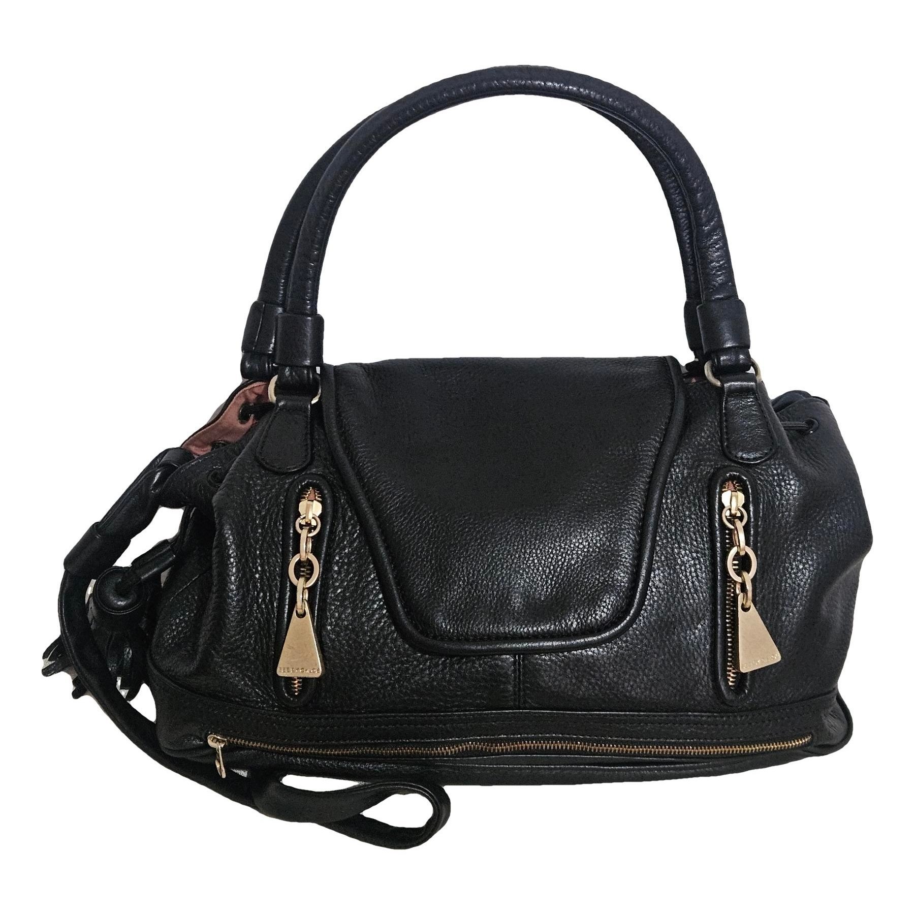 Leather handbag