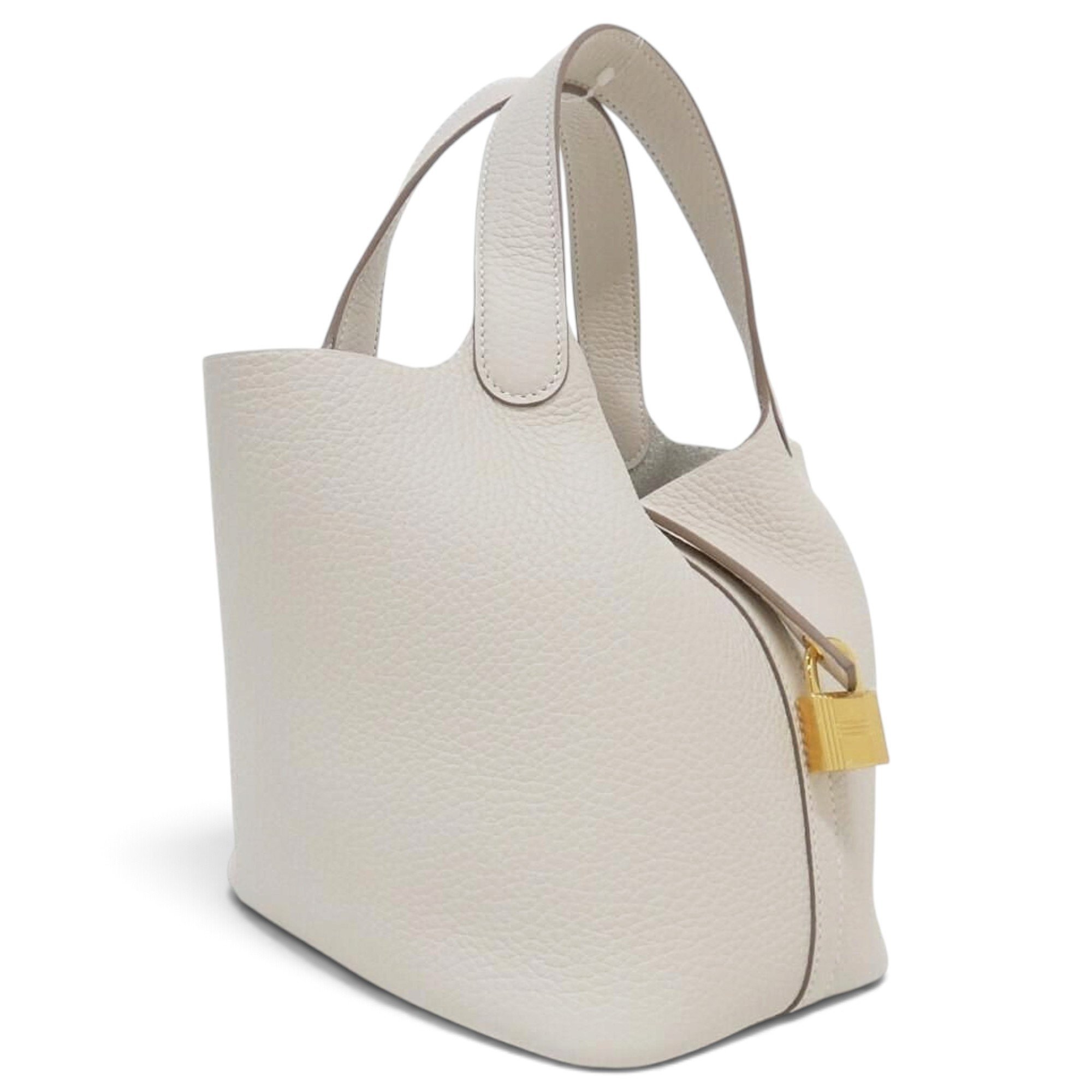 Picotin leather handbag