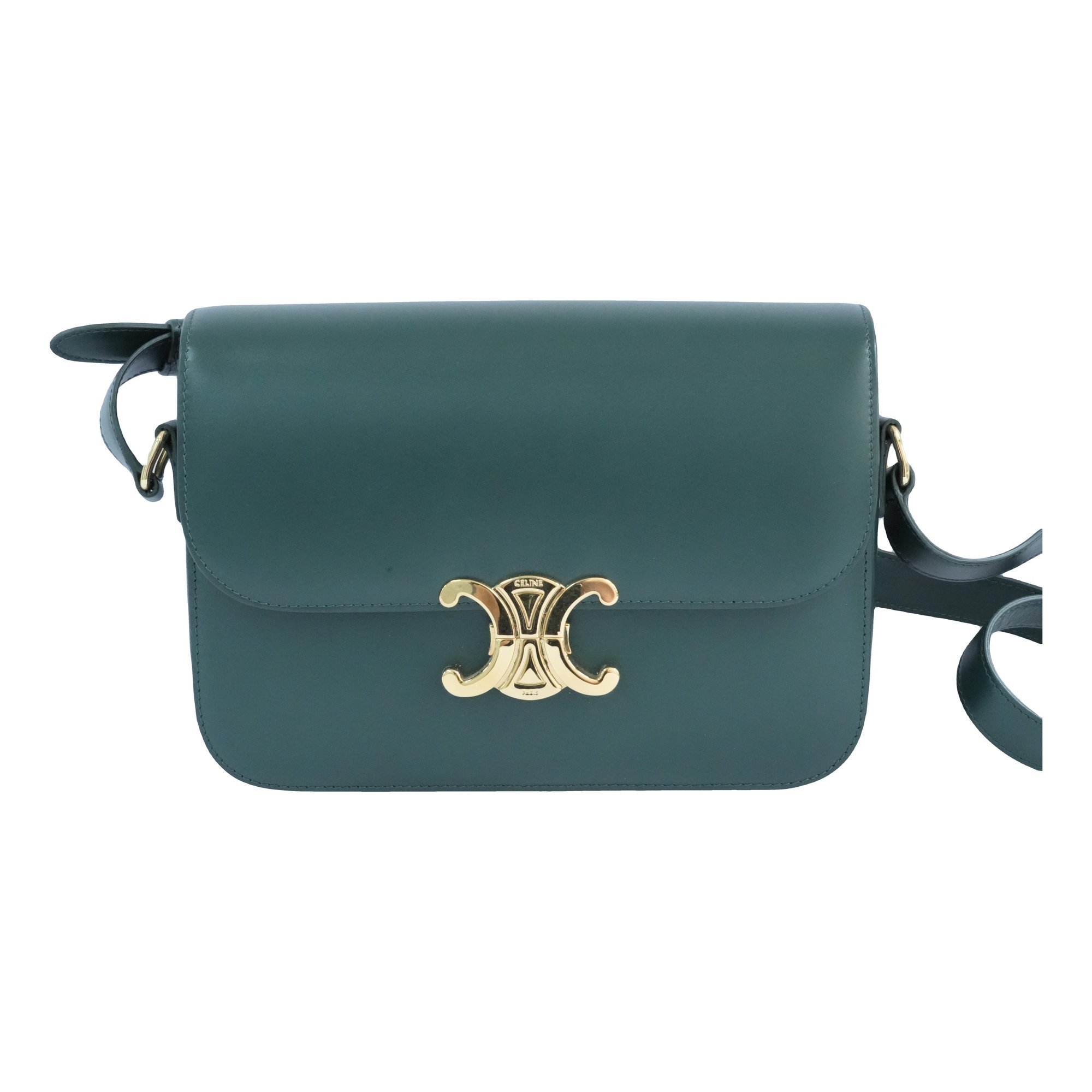 Triomphe leather crossbody bag