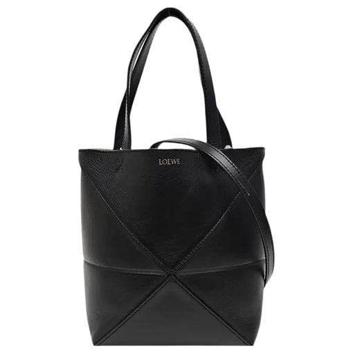 Puzzle Fold leather handbag