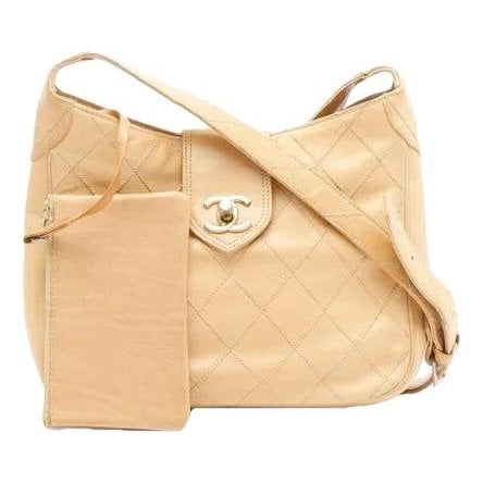 Trendy CC Quilted leather handbag