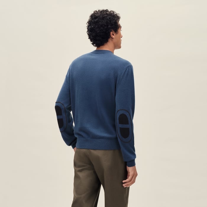 Indigo "Maillon Chaine d'Ancre" Crewneck Sweater