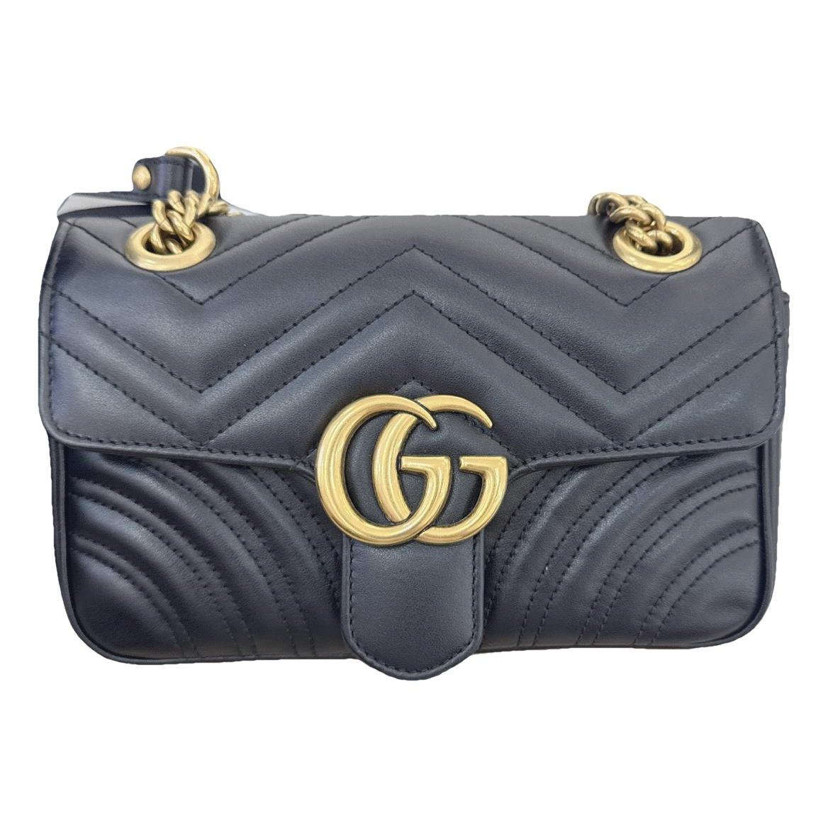 GG Marmont Flap leather crossbody bag