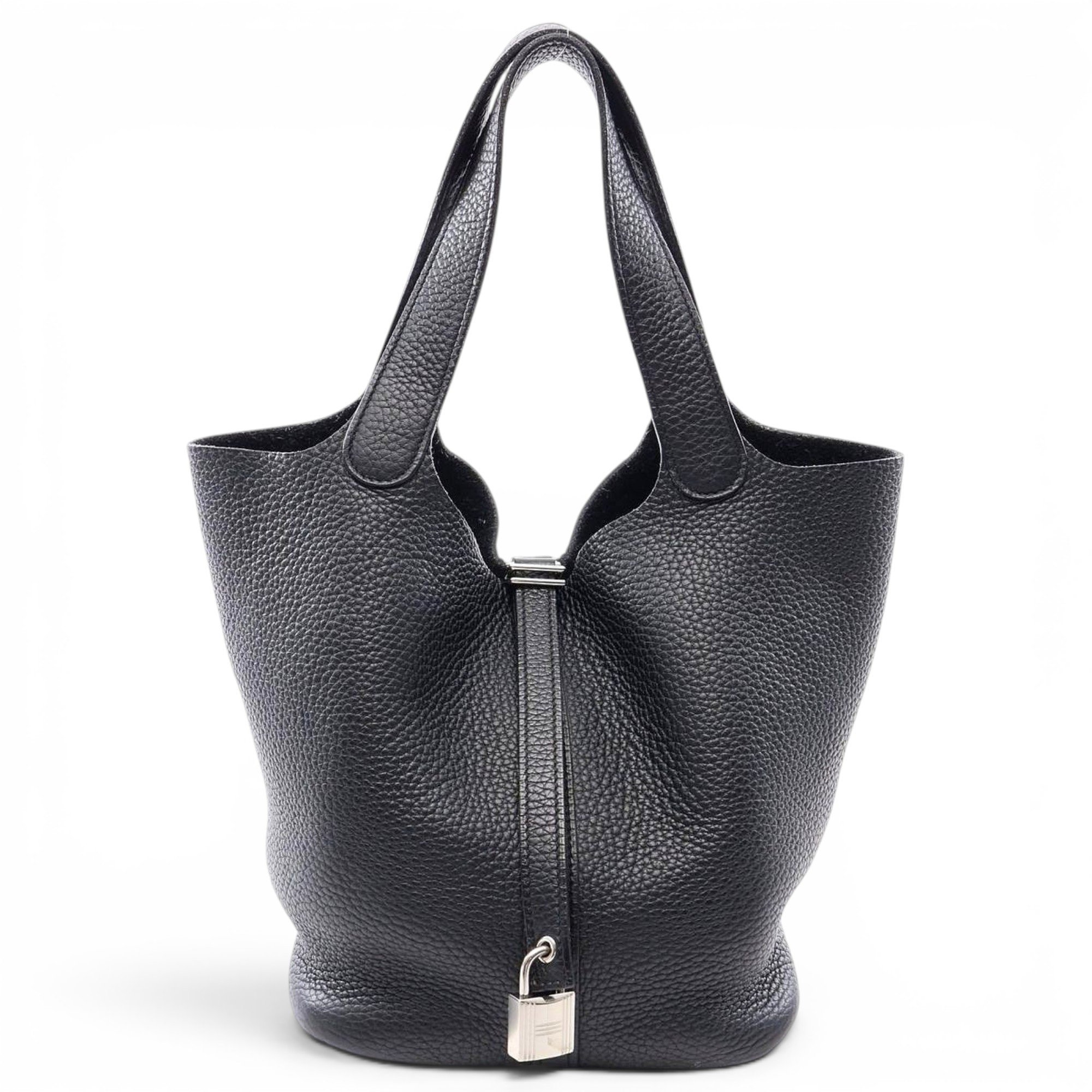 Picotin leather handbag
