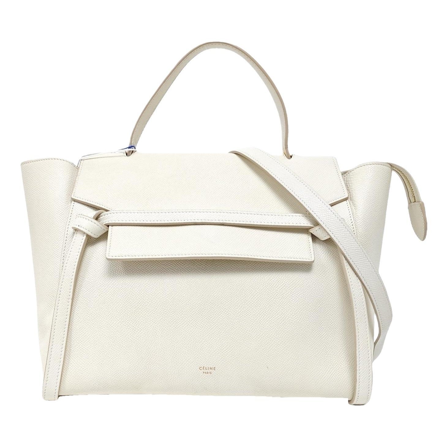 Belt leather handbag