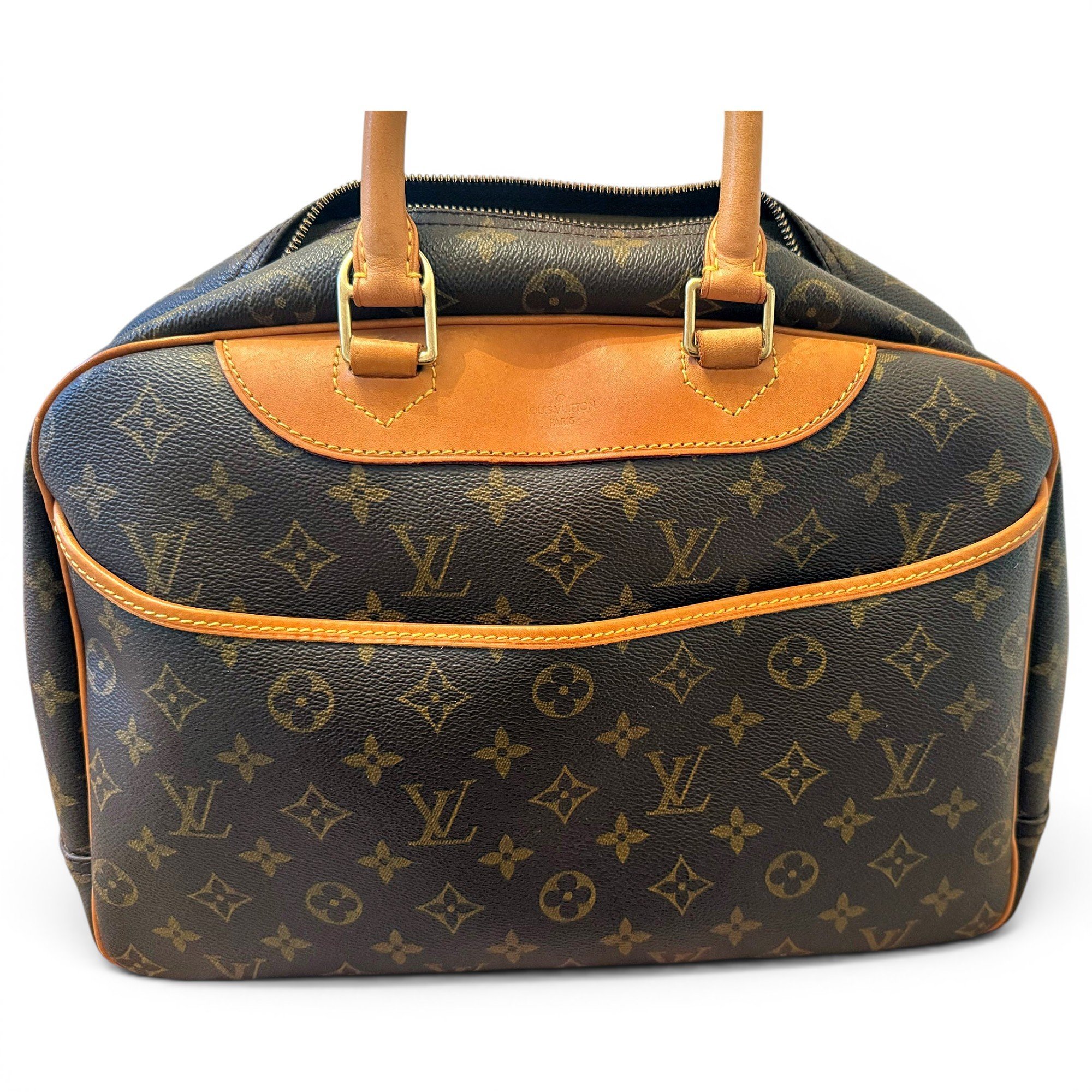 Deauville leather handbag