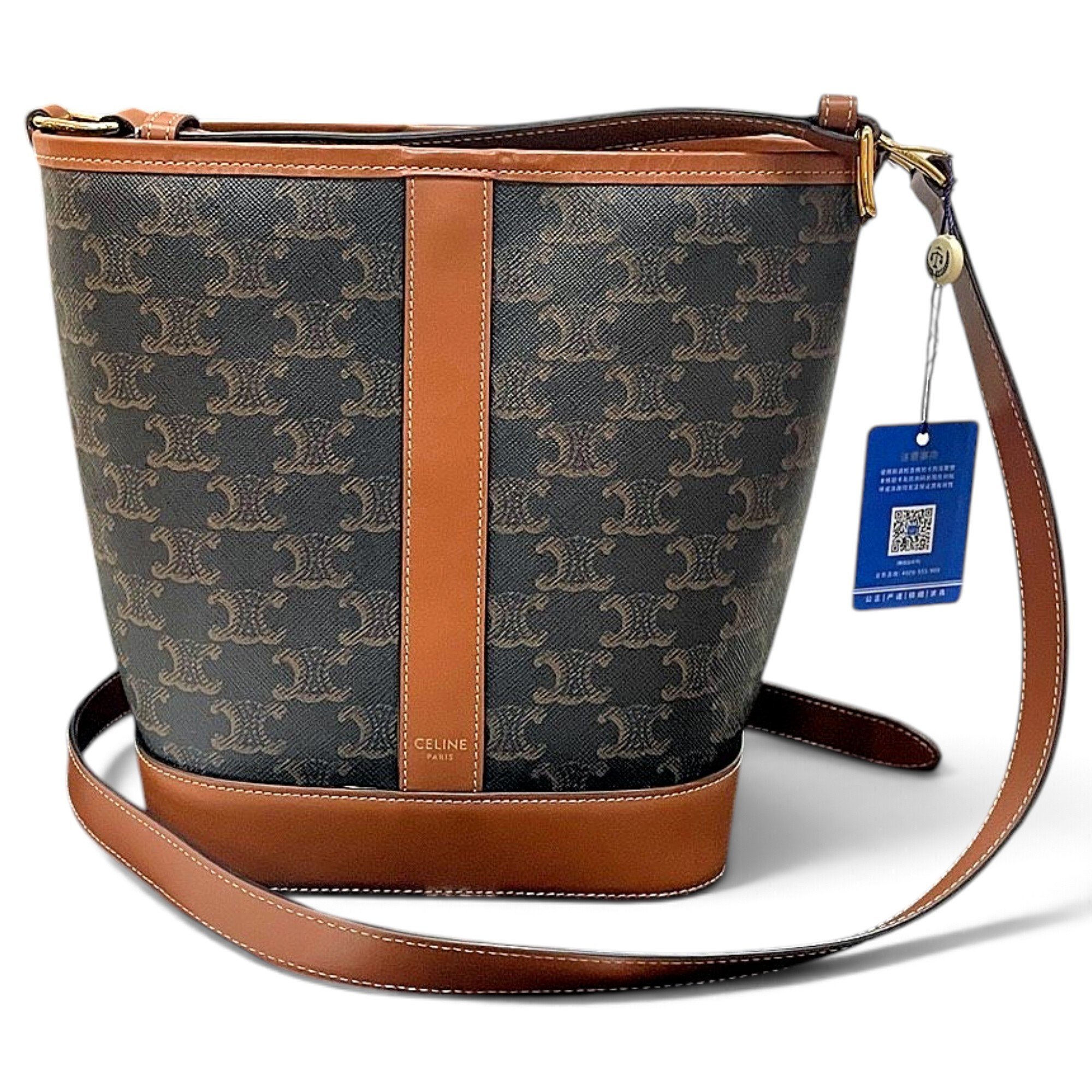 SAC SEAU leather handbag