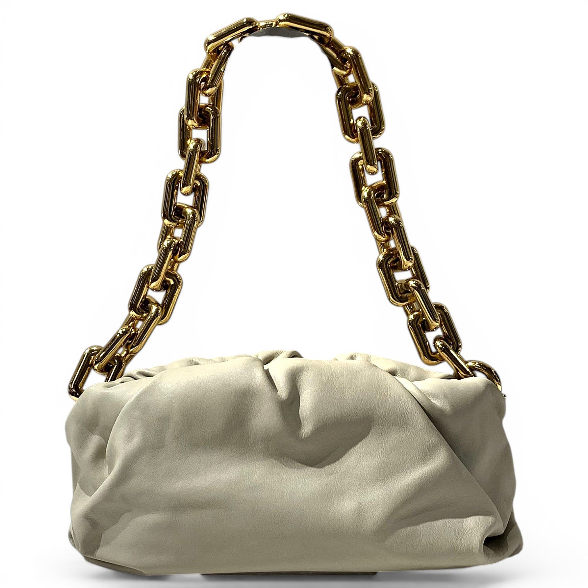 Chain Pouch leather handbag
