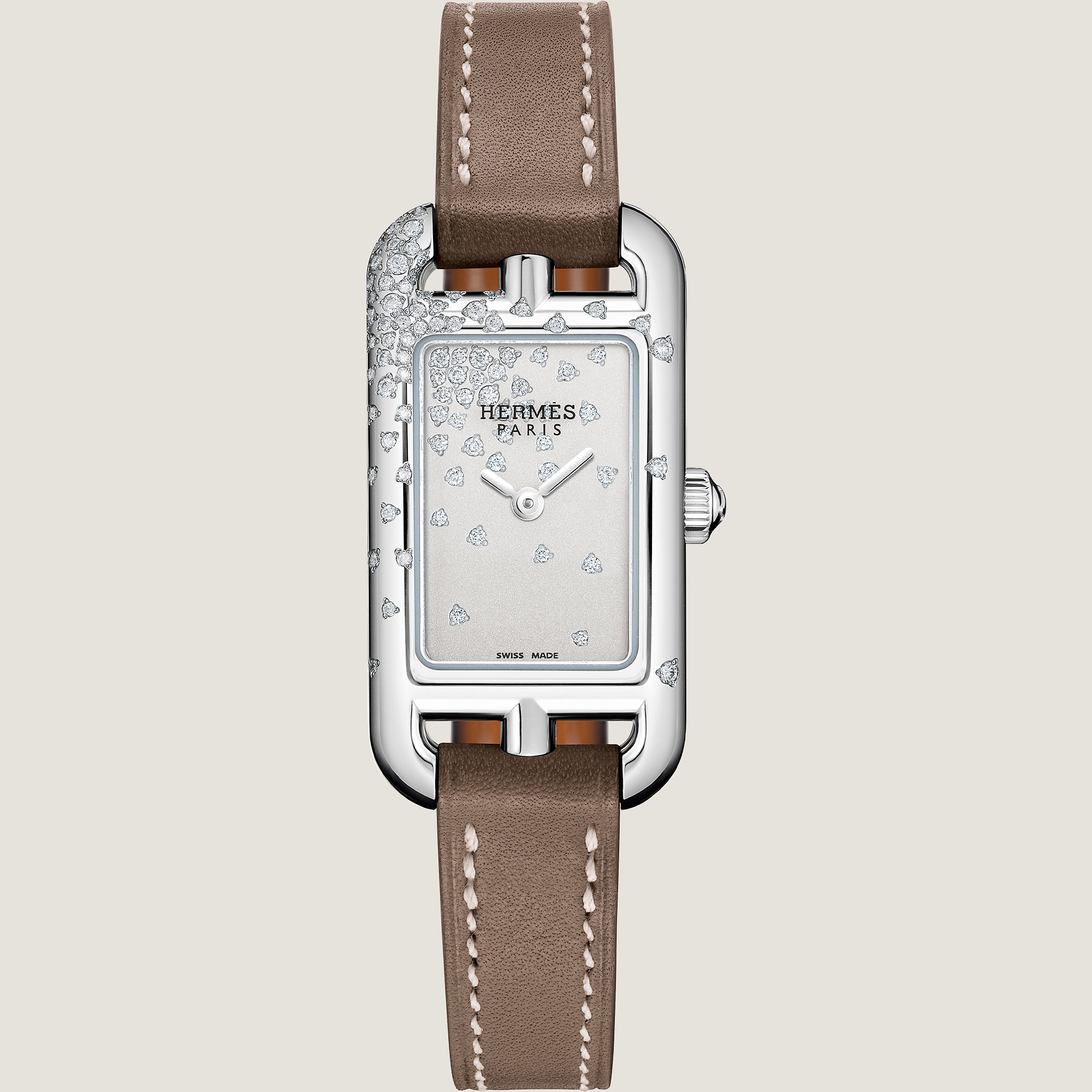 Hermès 腕時計 《ナンタケット》 PM 29 mm ノーカラー | BagUSeek