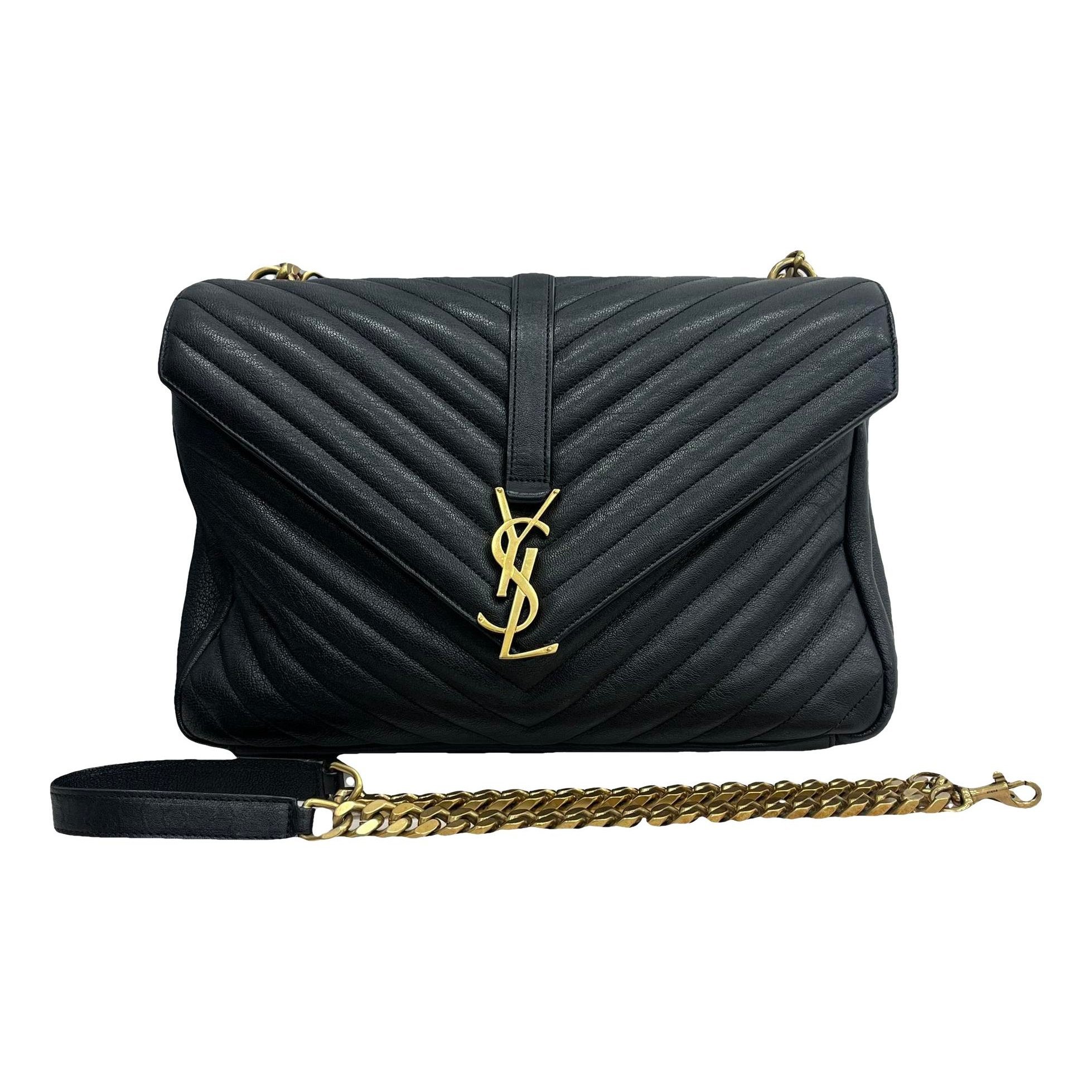 Collége monogramme leather handbag