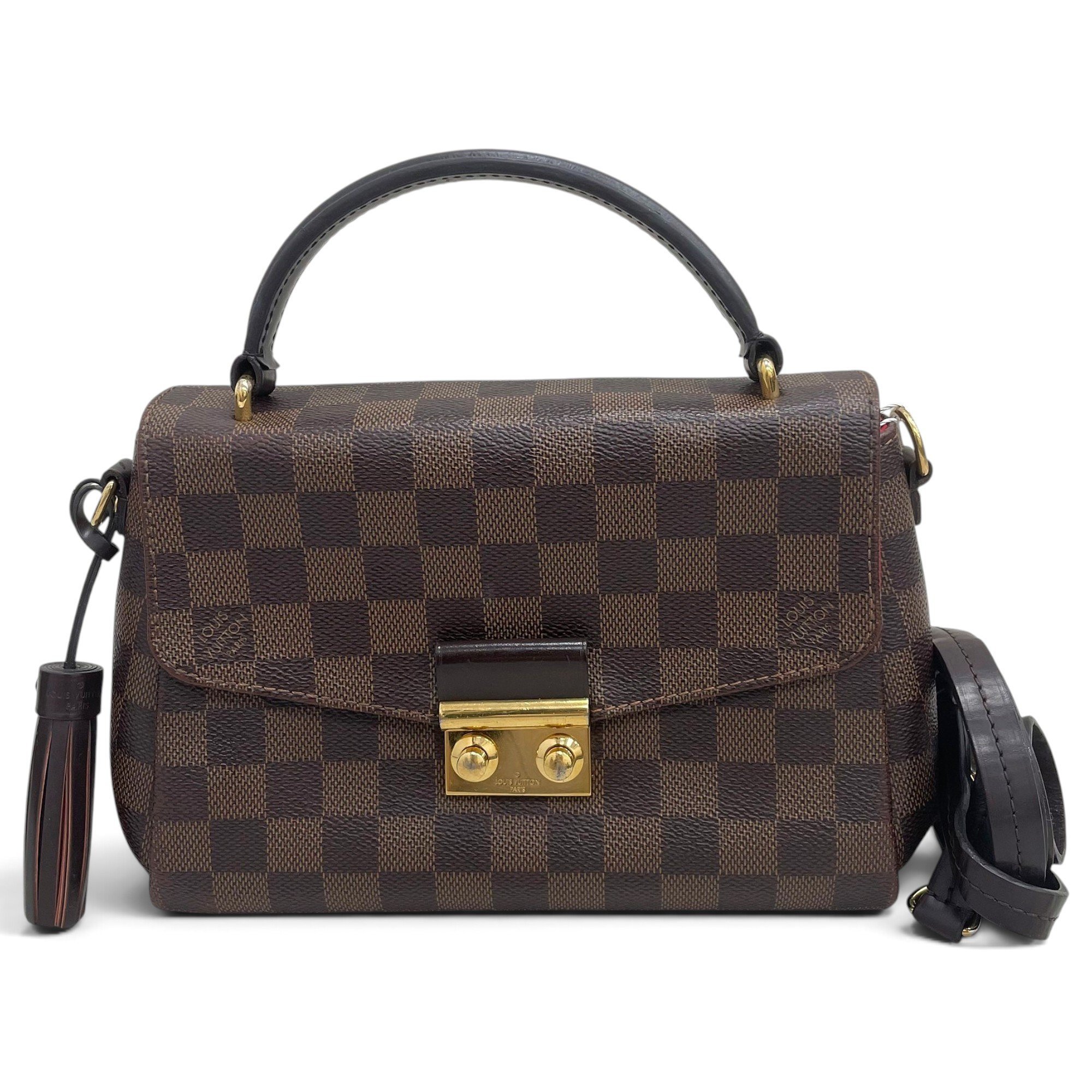 Croisette leather handbag